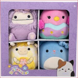 Squishmallows Original Easter 4-Pack Ultrasoft Plush Figure Toys